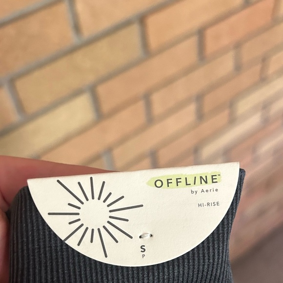 NWT OFFLINE By Aerie Seamless Cable High Waisted Legging 7/8 Size Small - Picture 5 of 7